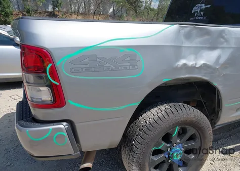 2019 Ram 2500 Big Horn 4X4 6'4 Box from USA, damaged, VIN 3C6UR5DJ7KG706797